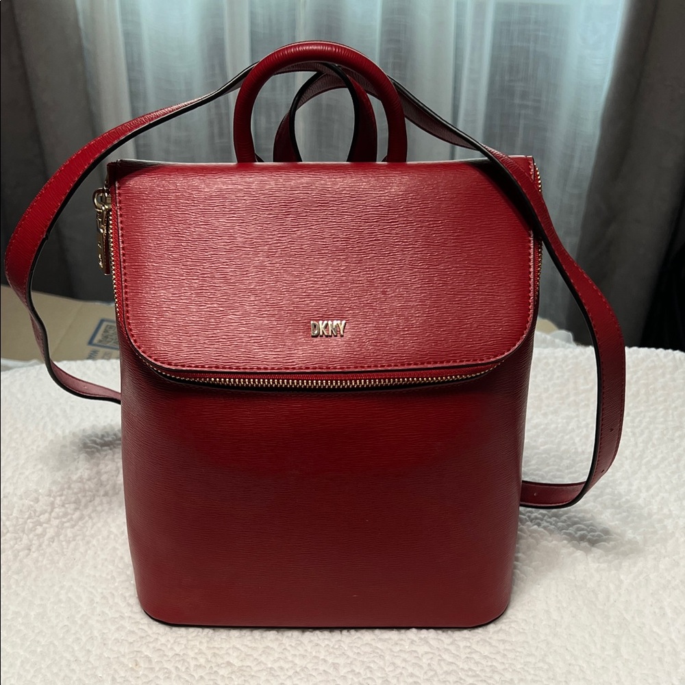 DKNY Cherry Red Women's Backpack